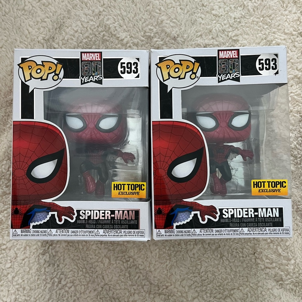 Funko Spider-Man Pop Vinyl Figure - Red and Black (2)
